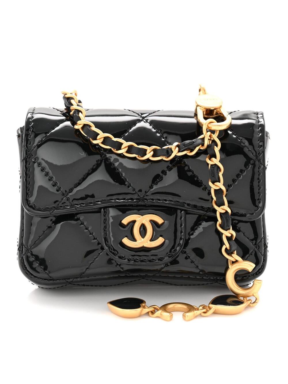 Chanel Patent Enamel Quilted Coco #357365C21B